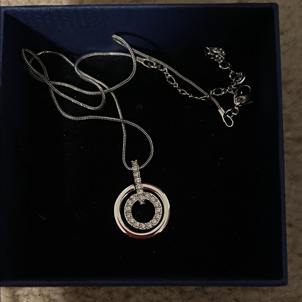 Swarovski Elegant Silver Pendant Necklace